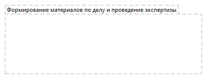 Формирование материалов по делу и проведение экспертизы