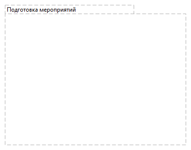 Подготовка мероприятий 