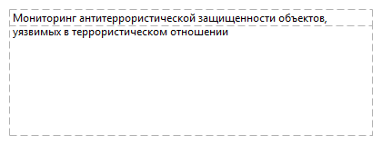 Мониторинг антитеррористической защищенности объектов, уязвимых в террористическом отношении