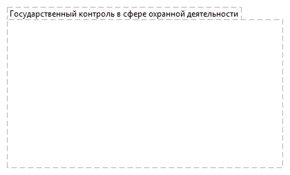 Государственный контроль в сфере охранной деятельности