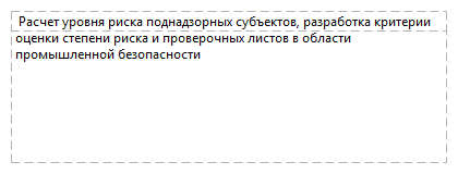 Расчет уровня риска поднадзорных субъектов, разработка критерии оценки степени риска и проверочных листов в области промышленной безопасности