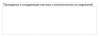 Проведение и координация научных и аналитических исследований