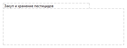 Закуп и хранение пестицидов