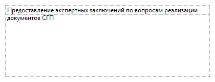 Предоставление экспертных заключений по вопросам реализации документов СГП