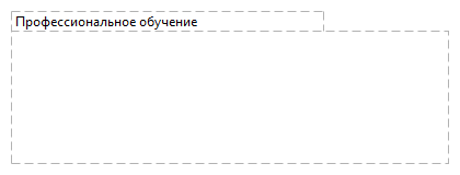 Профессиональное обучение