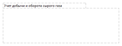 Учет добычи и оборота сырого газа