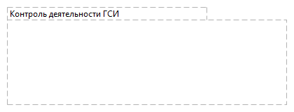 Контроль деятельности ГСИ