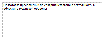 Подготовка предложений по совершенствованию деятельности в области гражданской обороны