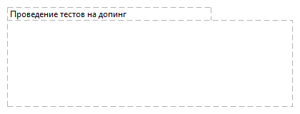 Проведение тестов на допинг 