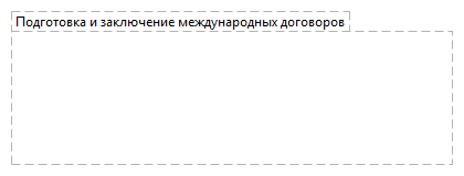 Подготовка и заключение международных договоров