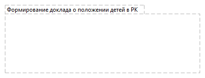 Формирование доклада о положении детей в РК