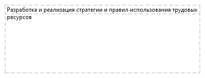 Разработка и реализация стратегии и правил использования трудовых ресурсов