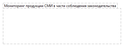 Мониторинг продукции СМИ в части соблюдения законодательства