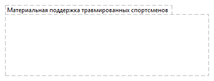 Материальная поддержка травмированных спортсменов 